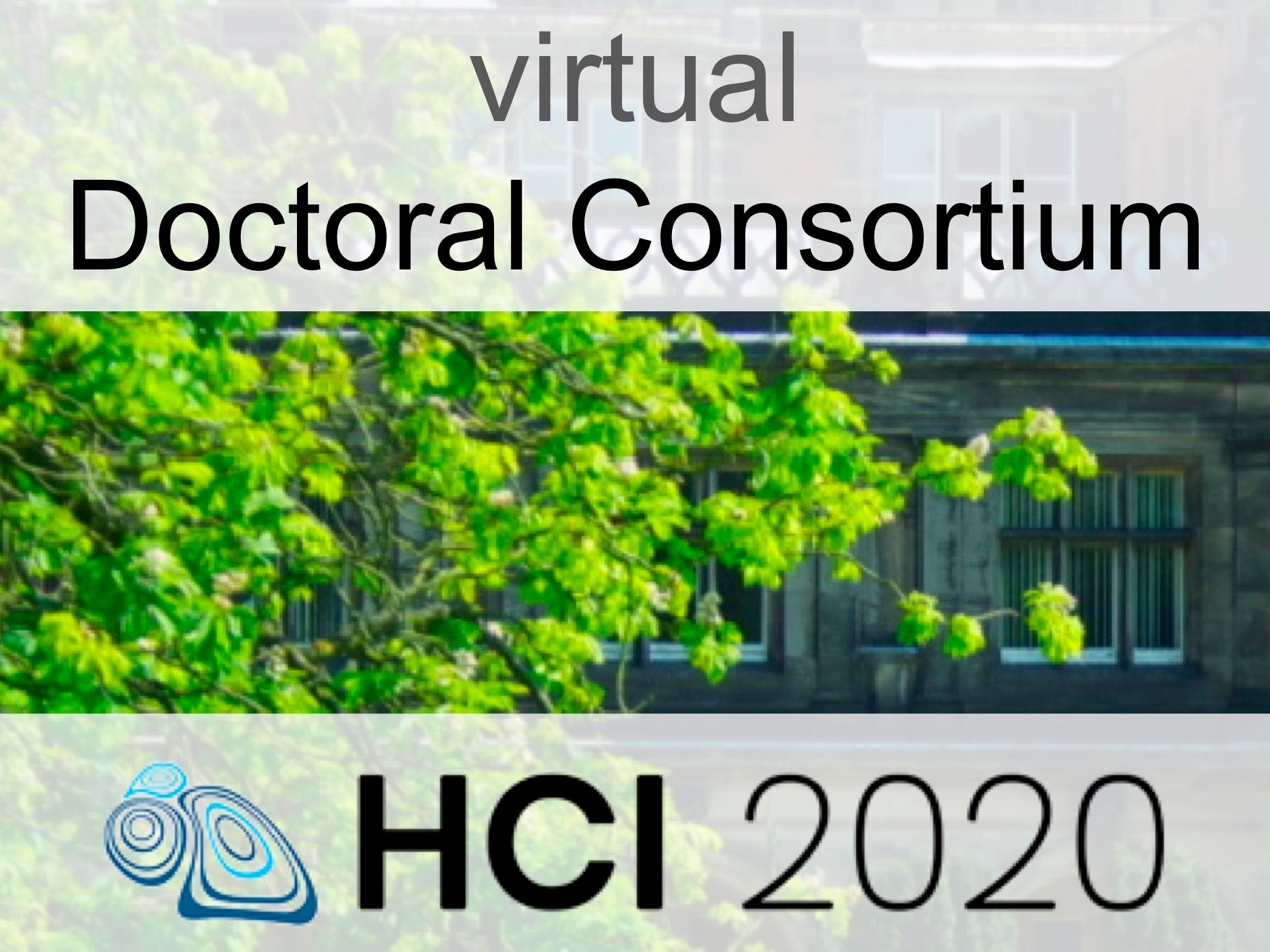 Doctoral Consortium BCS HCI 2020